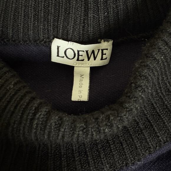 LOEWE CIRCULAR SLEEVE SWEATSHIRT Colorblock women’s small - Picture 6 of 7